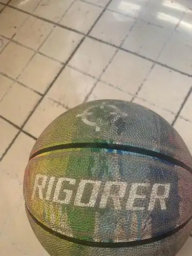 准者彩虹篮球彩色7号限量版真皮手感防滑耐磨学生青少年比赛训练 - 顶