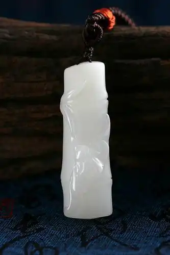 【福竹高升】玉化砗磲挂坠 49x16x11mm