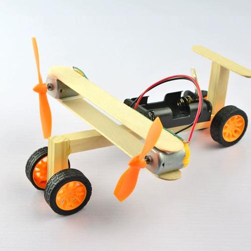 航模拼装手工制作自制电动飞机模型材料diy 自制科技创新小发明