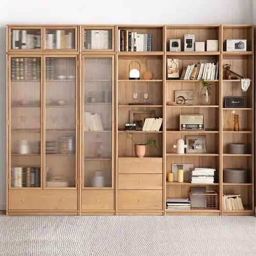 书柜全家桶开放式封闭式联排书柜自选组合