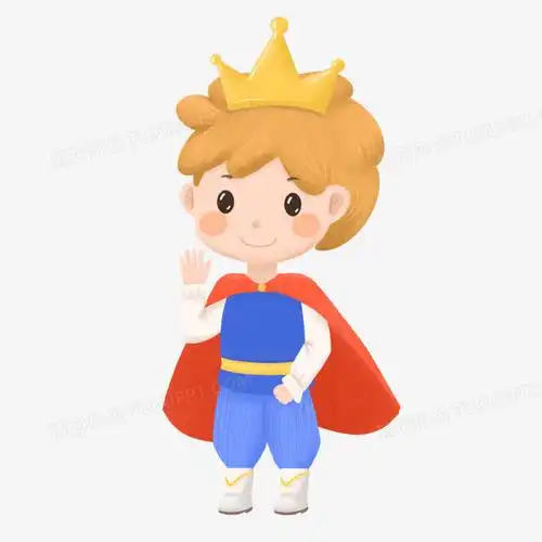 卡通手绘小王子免抠元素