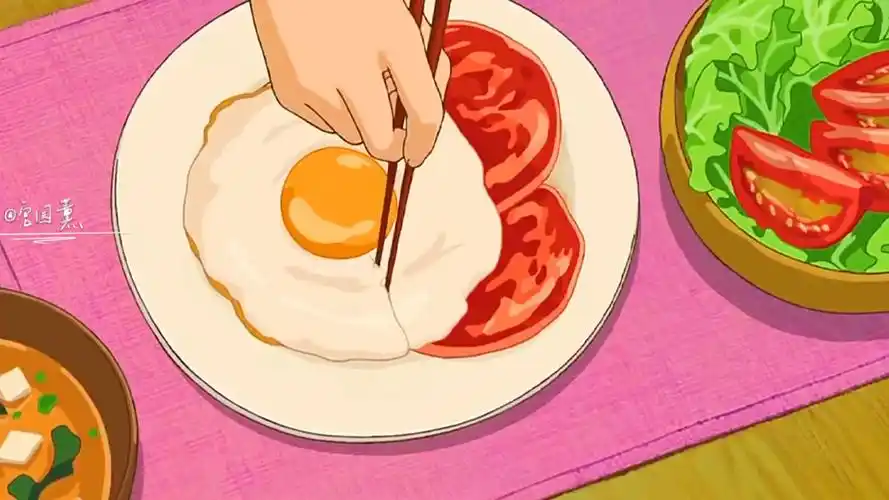 晚上好呀,太喜欢这些动漫美食了,片段来自宫崎骏合集.7815