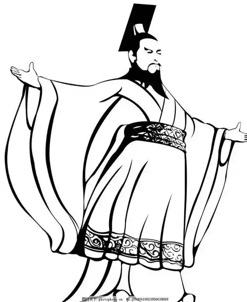 秦始皇简笔画 秦始皇简笔画q版