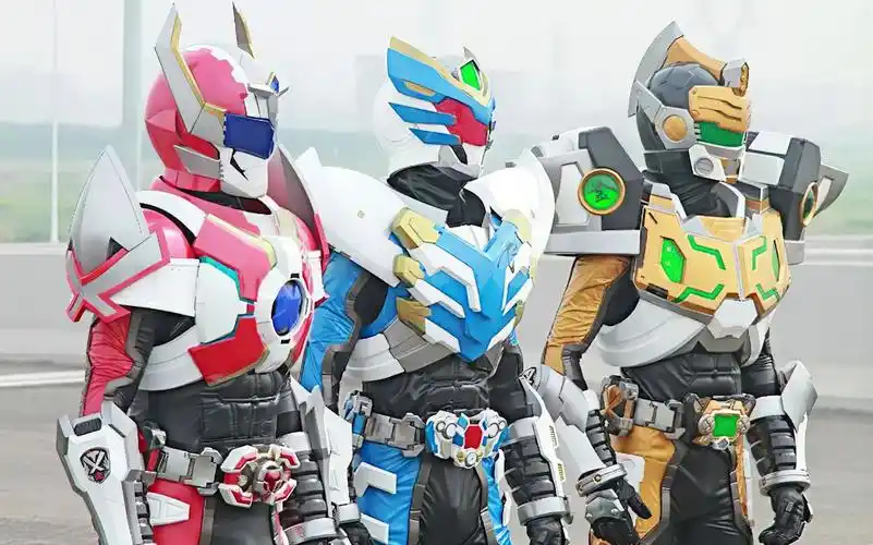 【4k修复】铠甲勇士第二部 刑天 飞影 金刚三大铠甲变身升级必杀技