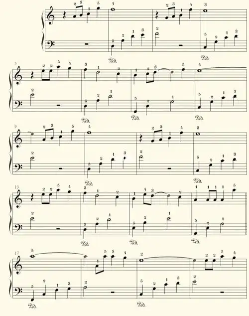 贝加尔湖畔适合初学者带指法