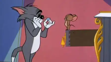 汤姆和杰瑞玩什么花招,还互相敬礼,英姿飒爽的模样还真有点帅啊