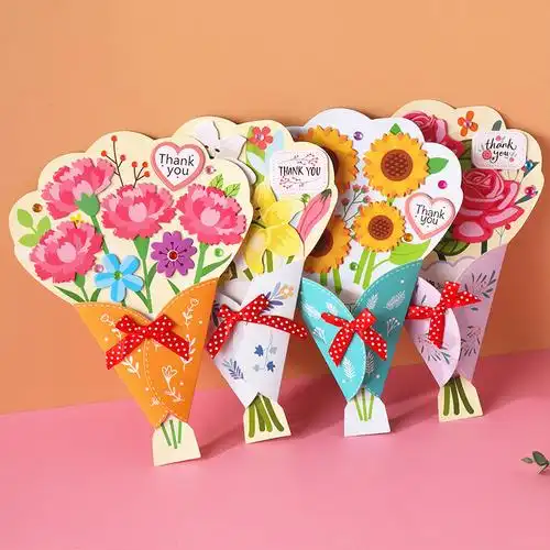 教师节贺卡幼儿园毕业送老师礼物儿童手工diy立体新款小卡片