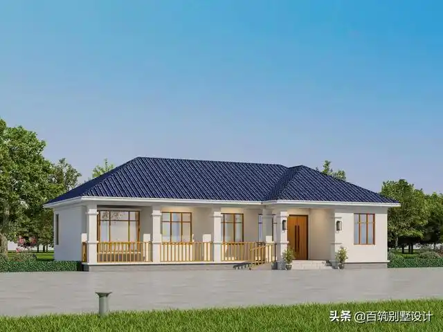 新农村一层自建房适用经济美观