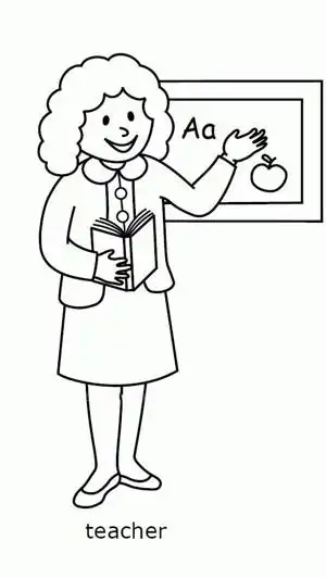 老师的简单画法,图片,简笔画-学笔画