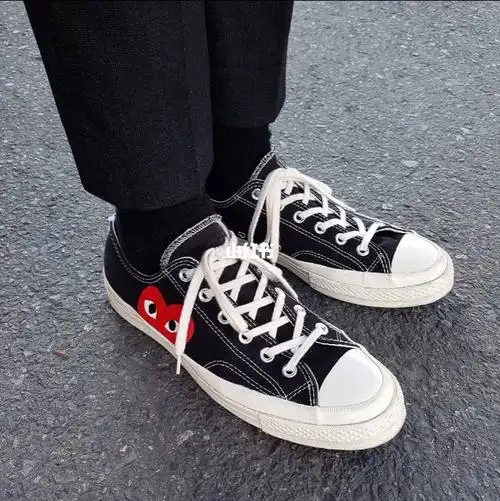 jennie同款川久保玲x匡威_帆布鞋_comme des garcons怎么样_jennie