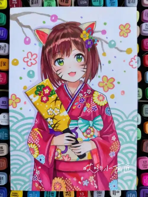 马克笔动漫人物绘画教程