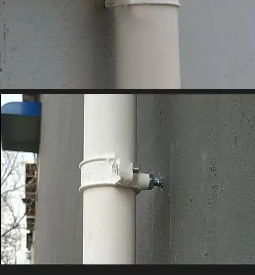 pvc排水管管卡吊卡抱箍pvc抱身码下水管配件5075110160加厚50管卡钢钉