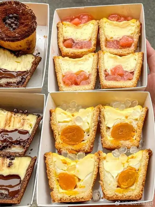 美食推荐#巧克力爆浆流心蛋挞yyds!