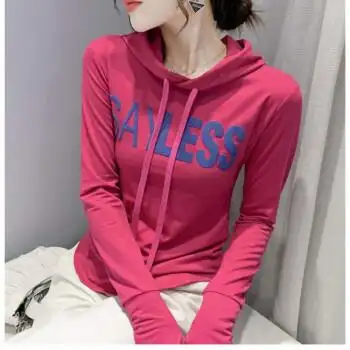 卫衣女春季新款连帽卫衣女春秋韩版薄款外套潮设计感小众长袖上衣服玫