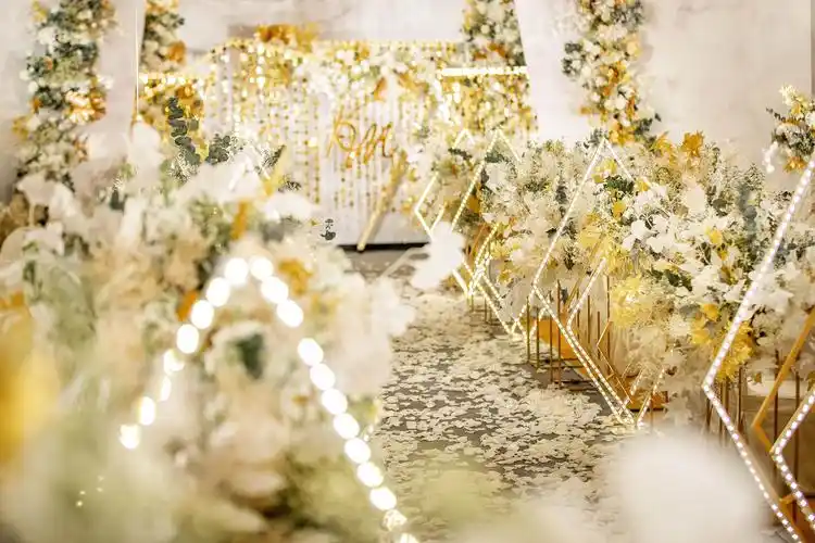 香槟金简约婚礼