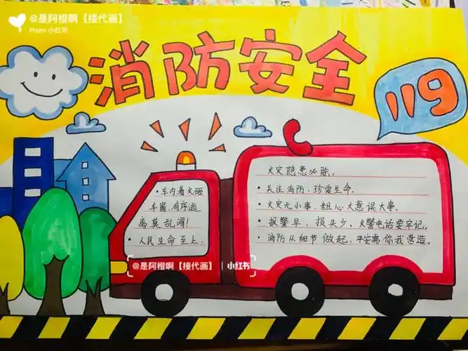 消防安全手抄报