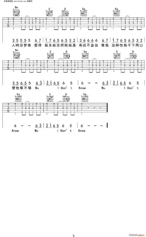 感官先生( g调弹唱 ) 刘凤瑶 歌谱简谱网