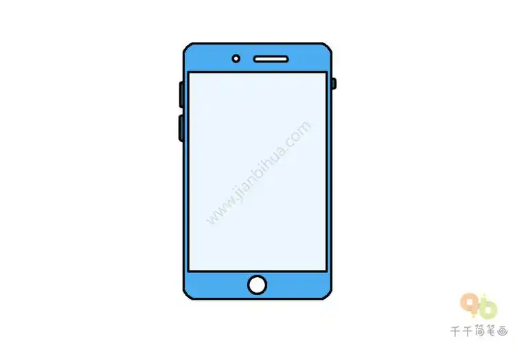 智能手机简笔画画法