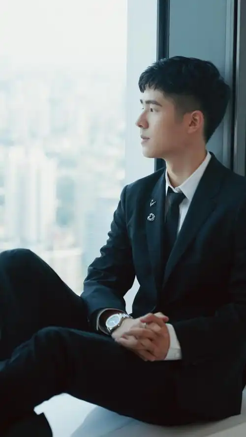 西装少年刘昊然时尚帅气写真,高清图片,手机锁屏桌面-壁纸族