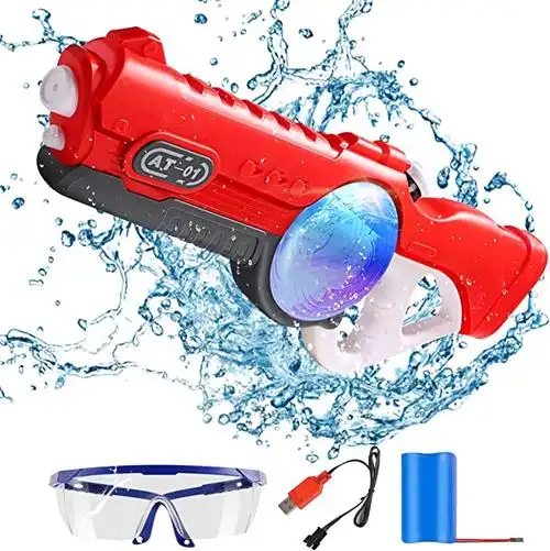电动水枪,800cc 超大容量喷水枪,全自动水枪,射程可达 32 英尺(约 9.
