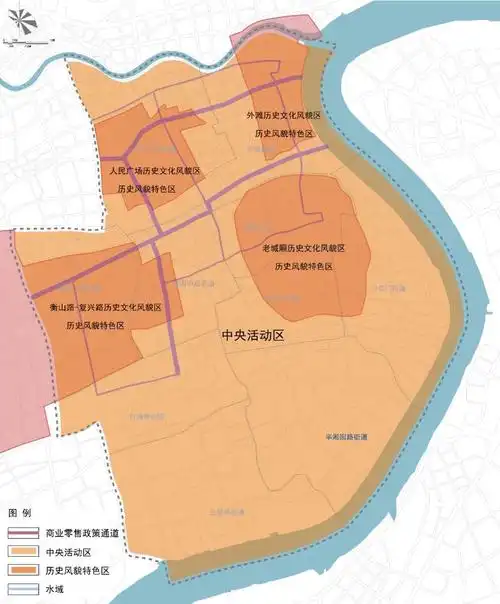 黄浦区单元规划草案今起公示!将打造"三带两轴四组团"整体结构