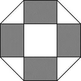 如下图所示, 幼 儿 园 老 师用边长为10cm的正八边形