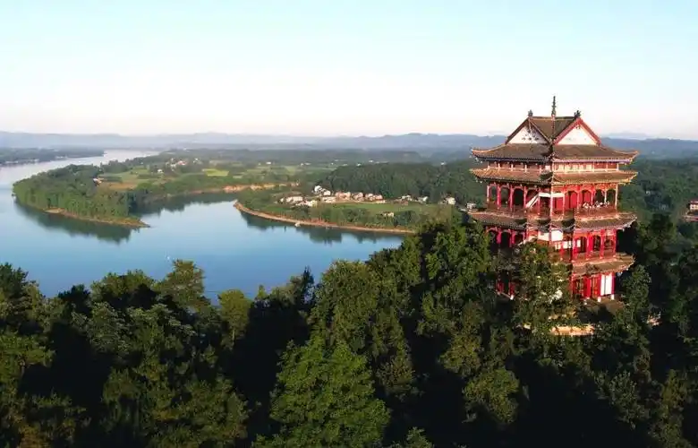 传奇桃花源常德桃源山登高沅江游船武陵渔村白麟洲纯玩湖仙岛纯玩2