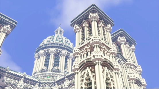 《我的世界》谁说方形建筑就简单 这些建筑一直在模仿从未被超越