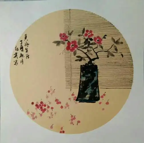 (书画家素描:十六)西峡籍女子国画家李红英作品欣赏