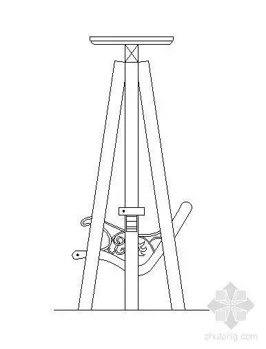 [分享]秋千架施工cad大样图资料下载