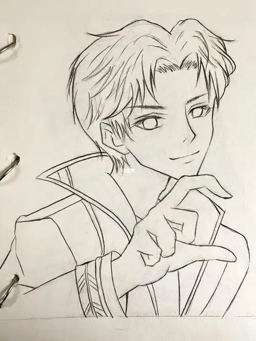 斗罗大陆  #手绘临摹  #唐三  #二次元手绘  #画渣日常  #阿白  你心