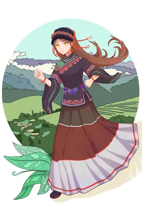 "56个少数民族·发现中国奔跑之美"动漫绘画系列