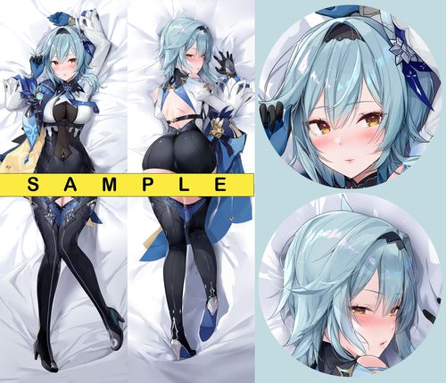 紫瞳原创 原神周边 优菈 尤拉 eula等身抱枕动漫游戏手游枕套定做