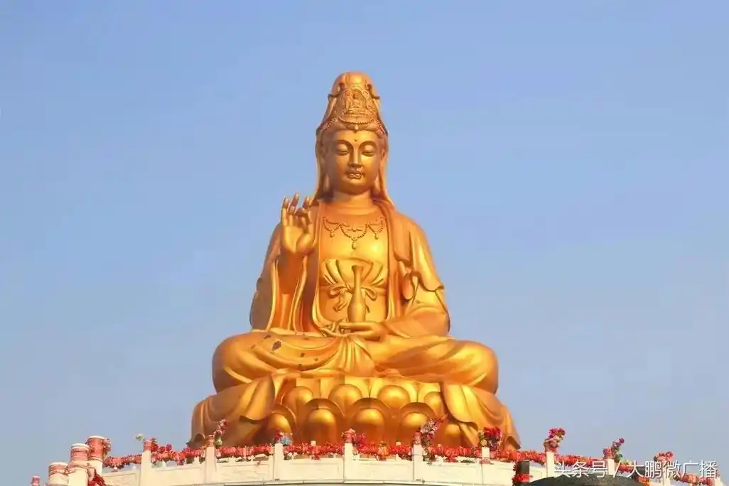 菩萨圣像篇之黑龙江鹤岗市鹿林山普陀宗教文化景区北普陀寺金铜观