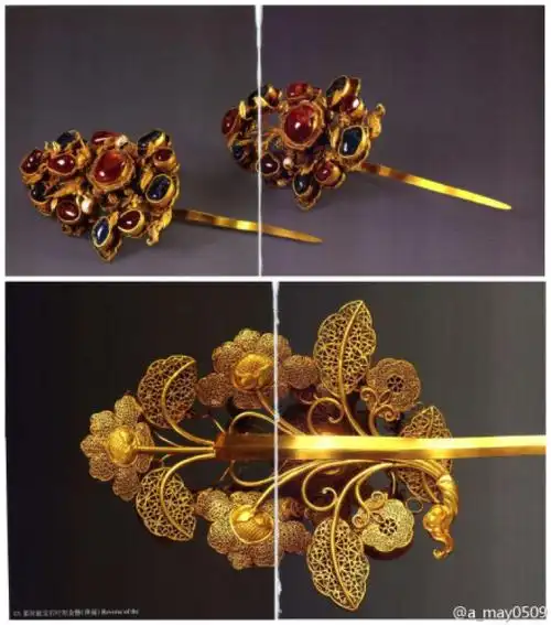 1厘米 重92.1克,84.4克 海淀区青龙桥董四墓村明墓出土.