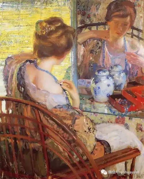 油画人物欣赏richardemiller