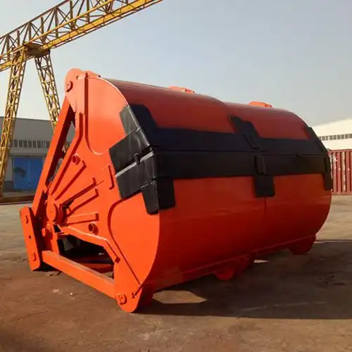 u8中型4.5立方汽车吊废钢抓斗 抓沙抓具 废料垃圾抓斗