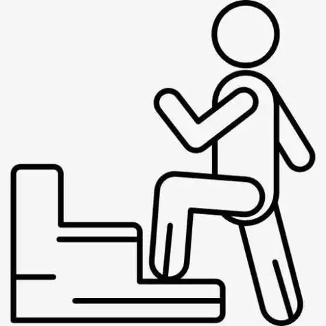 正在爬楼梯的人侧面简笔画(怎么画爬楼梯的人简笔画) -【爱个性】