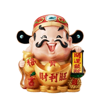 q版财神爷招财公仔