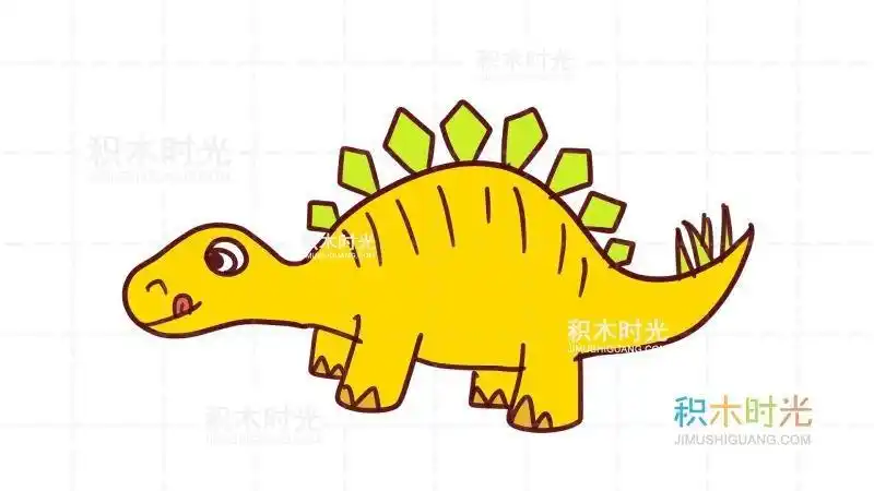 儿童简笔画画剑龙