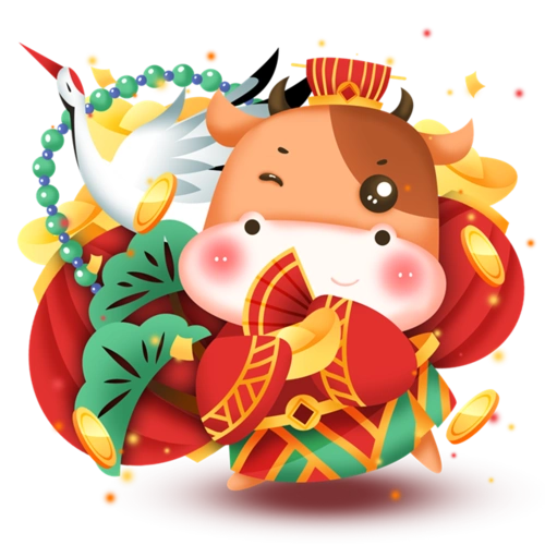 2021牛年卡通图案大全-2021牛年卡通图案图片-2021牛年卡通图案素材