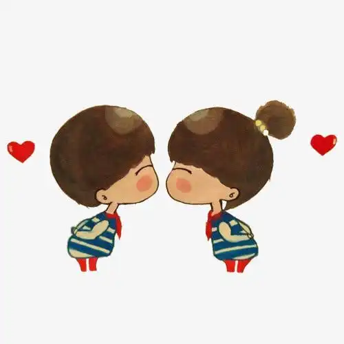 恩爱情侣么么哒