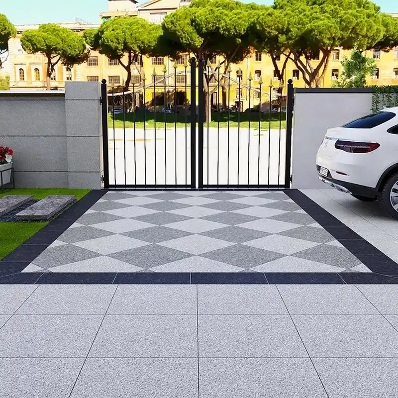 农村院子地砖室外地铺石 庭院防滑地板砖600x600 花园别墅车库瓷砖