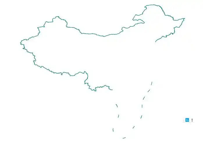 国界九段线shp格式文件