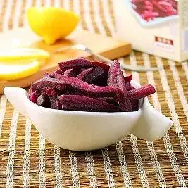 【紫心卡脆紫薯条】【百家赞】无添加绿色休闲小零食薯条香辣味100g