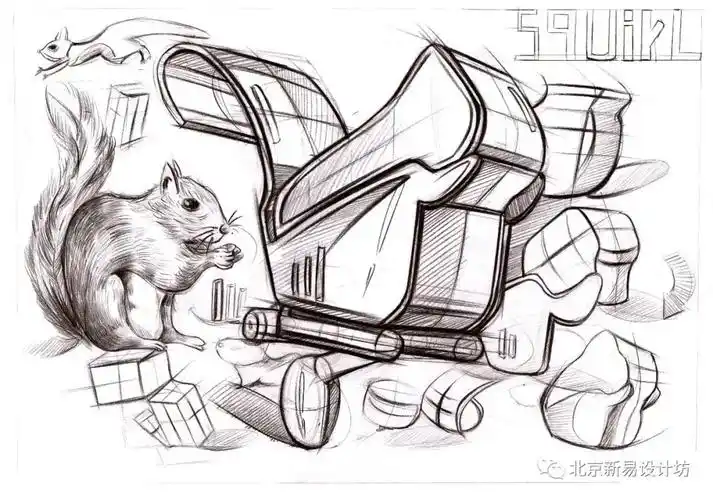 蜻蜓和松鼠仿生设计【仿生】