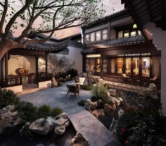 (转载) 庭院67设计:精选40个绝美的苏式合院,值得一生收藏