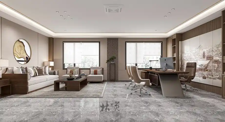 办公室设计|简约不简单的优雅现代风