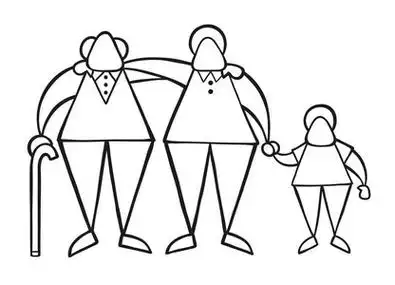 肯德基爷爷插画图片