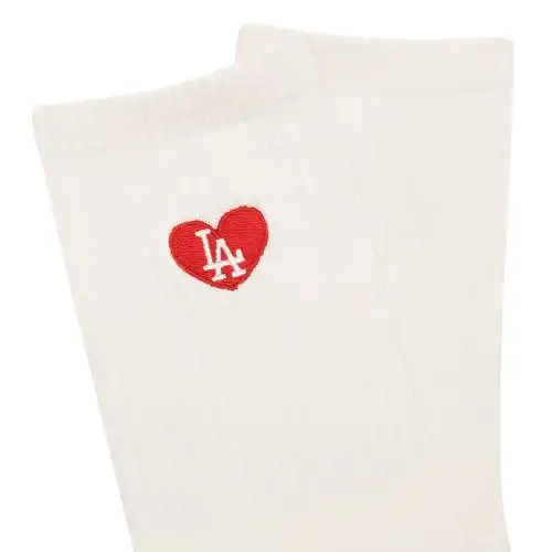 爱心标志袜子 la dodgers